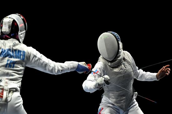 Олимпиада-2020. Фехтование. Женщины. Рапира. Командное первенство