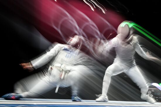 Олимпиада-2020. Фехтование. Женщины. Рапира. Командное первенство