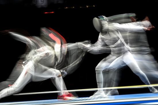 Олимпиада-2020. Фехтование. Женщины. Рапира. Командное первенство