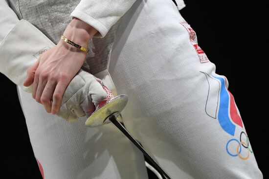 Олимпиада-2020. Фехтование. Женщины. Рапира. Командное первенство