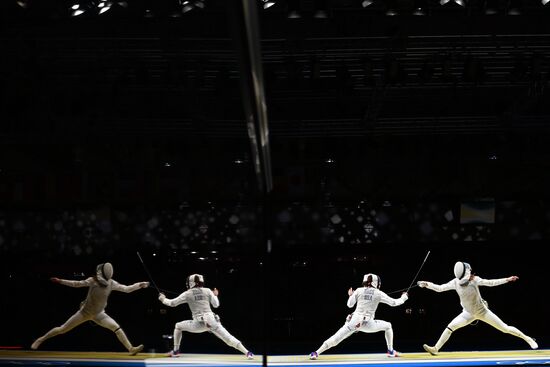 Олимпиада-2020. Фехтование. Женщины. Рапира. Командное первенство