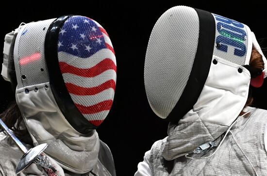 Олимпиада-2020. Фехтование. Женщины. Рапира. Командное первенство