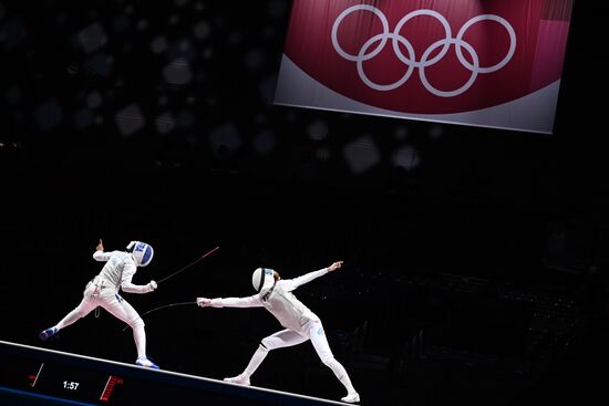 Олимпиада-2020. Фехтование. Женщины. Рапира. Командное первенство