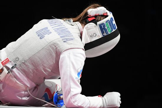 Олимпиада-2020. Фехтование. Женщины. Рапира. Командное первенство