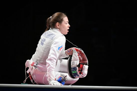 Олимпиада-2020. Фехтование. Женщины. Рапира. Командное первенство