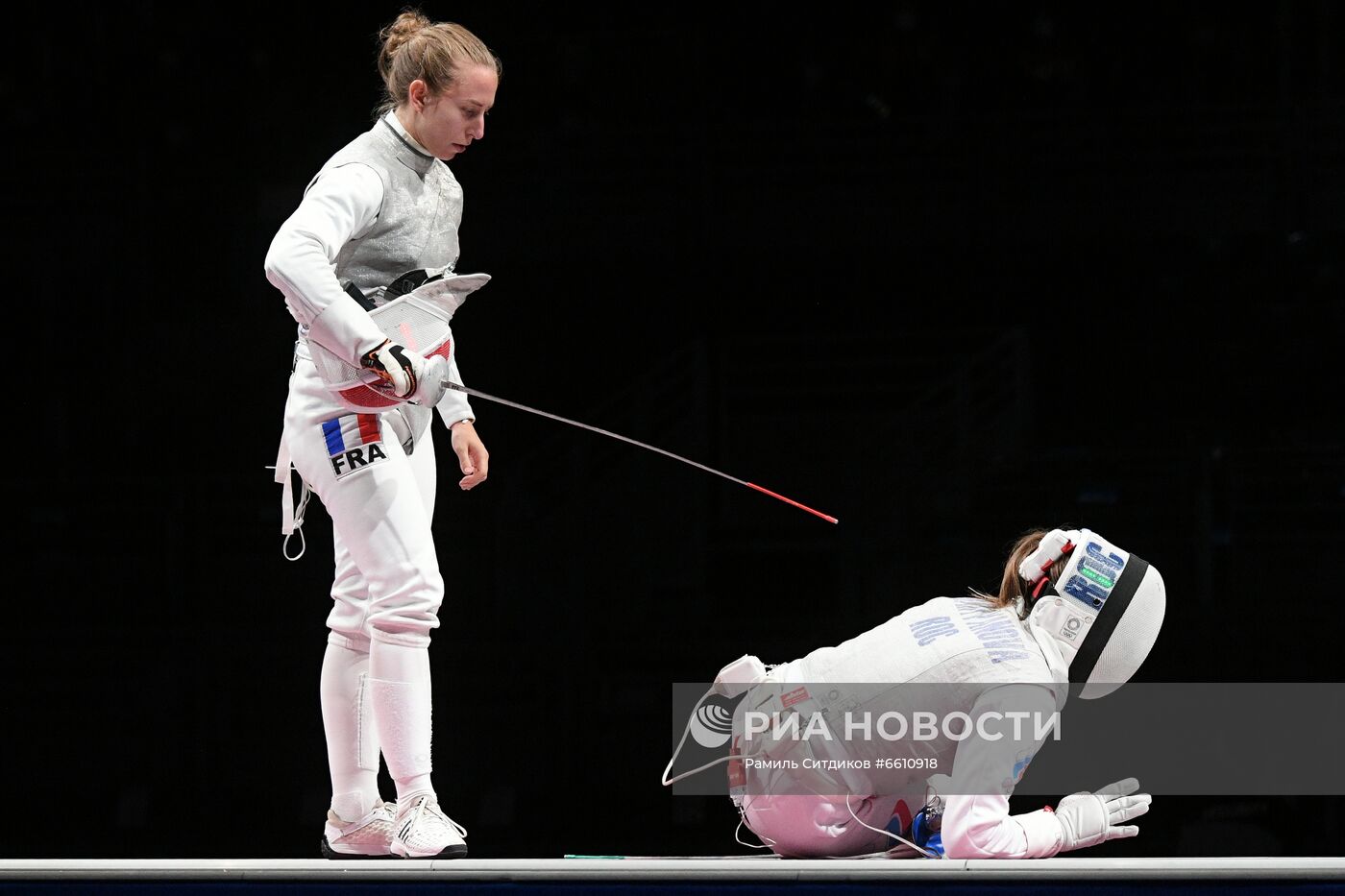 Олимпиада-2020. Фехтование. Женщины. Рапира. Командное первенство