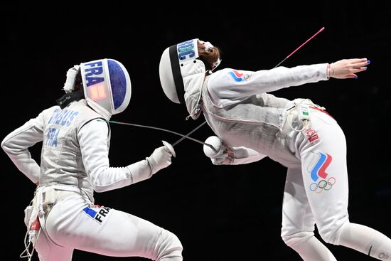 Олимпиада-2020. Фехтование. Женщины. Рапира. Командное первенство
