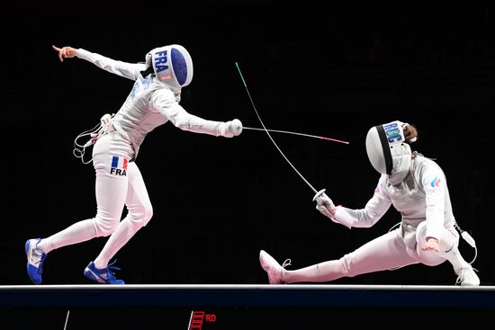 Олимпиада-2020. Фехтование. Женщины. Рапира. Командное первенство