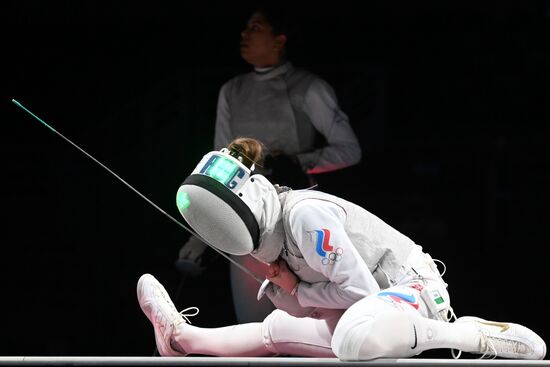 Олимпиада-2020. Фехтование. Женщины. Рапира. Командное первенство