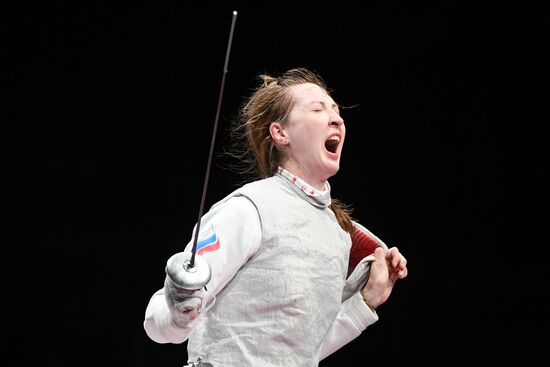 Олимпиада-2020. Фехтование. Женщины. Рапира. Командное первенство