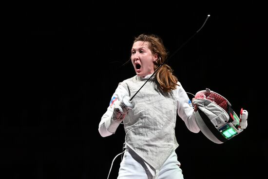 Олимпиада-2020. Фехтование. Женщины. Рапира. Командное первенство