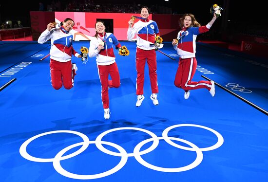 Олимпиада-2020. Фехтование. Женщины. Рапира. Командное первенство