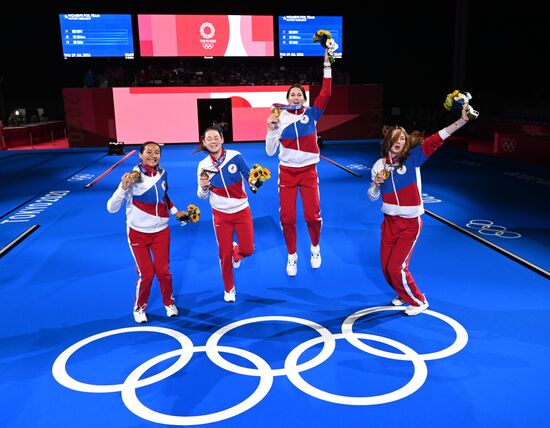 Олимпиада-2020. Фехтование. Женщины. Рапира. Командное первенство