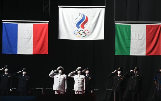 Олимпиада-2020. Фехтование. Женщины. Рапира. Командное первенство