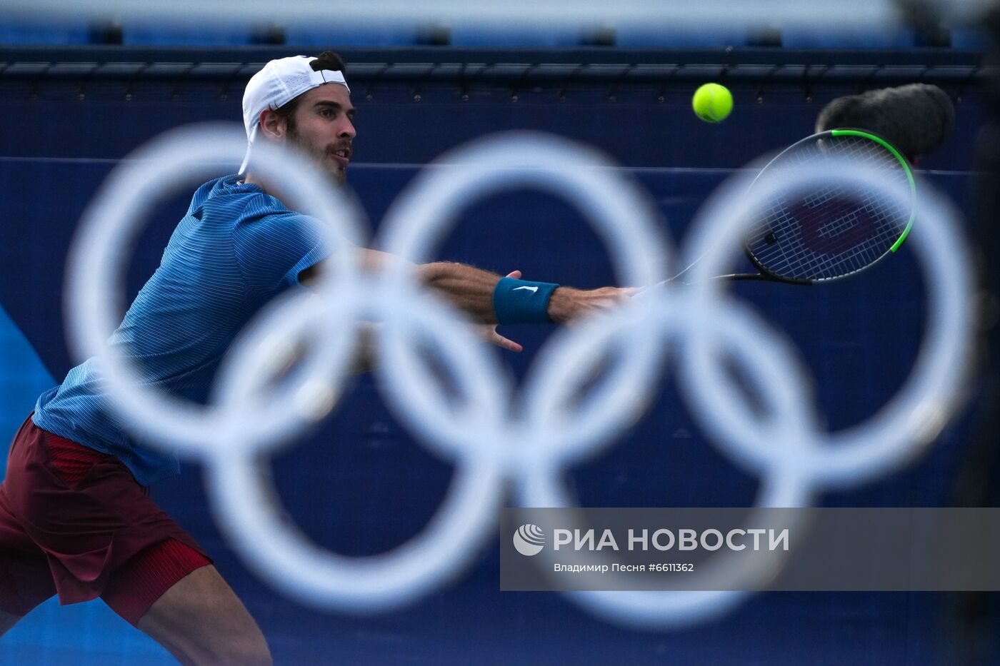 Олимпиада-2020. Теннис. Мужчины. К. Хачанов - Ю. Юмбер