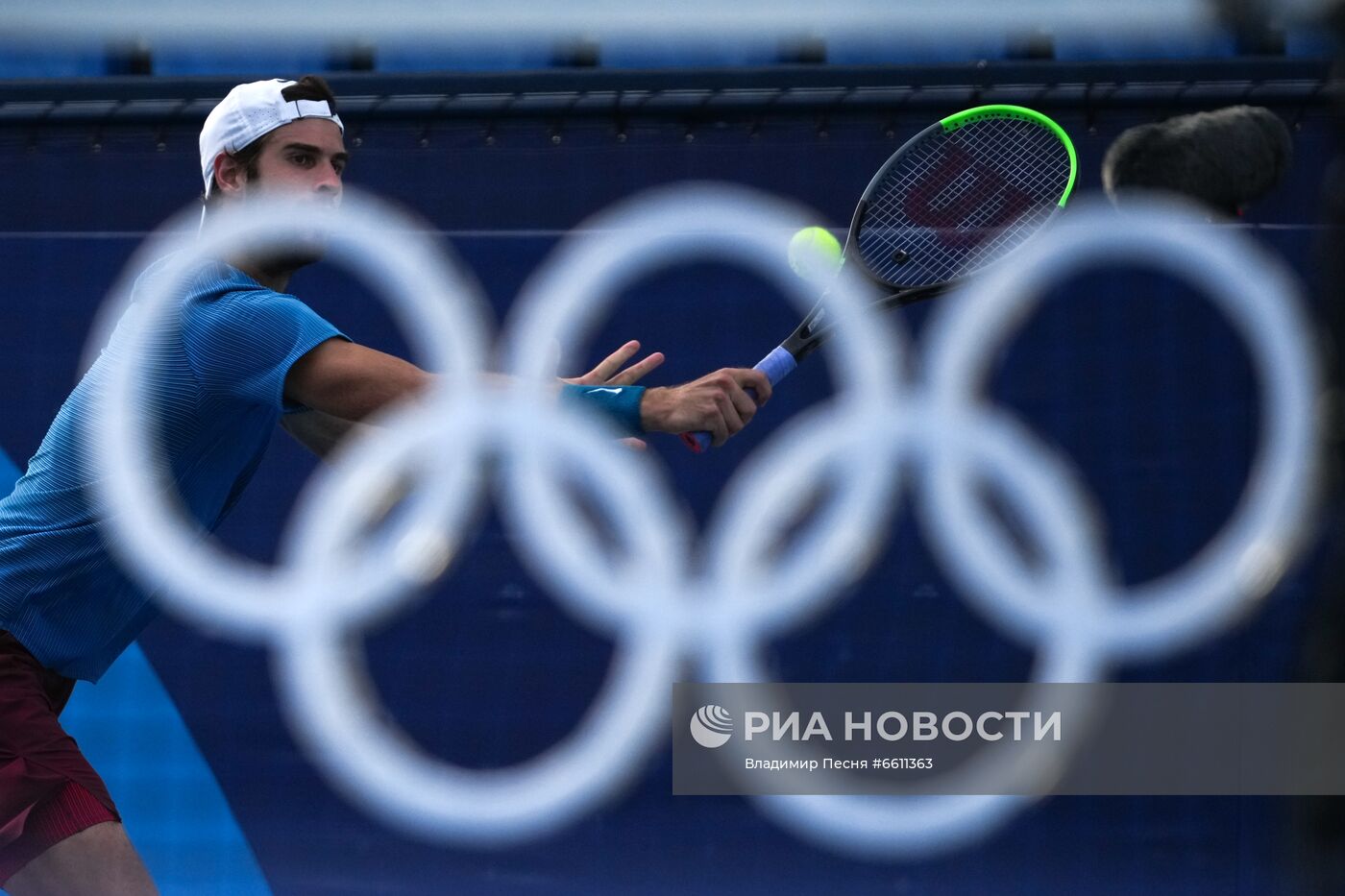 Олимпиада-2020. Теннис. Мужчины. К. Хачанов - Ю. Юмбер