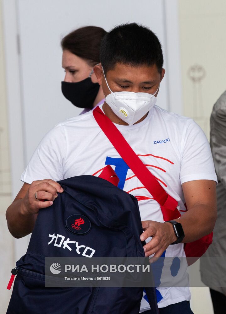 Вылет сборных команд России на Олимпиаду в Токио