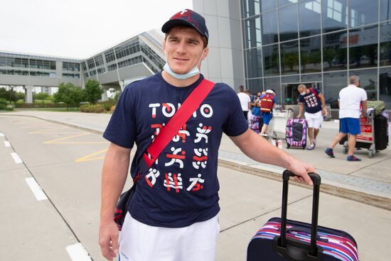 Вылет сборных команд России на Олимпиаду в Токио