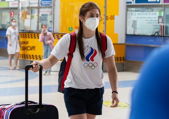 Вылет сборных команд России на Олимпиаду в Токио