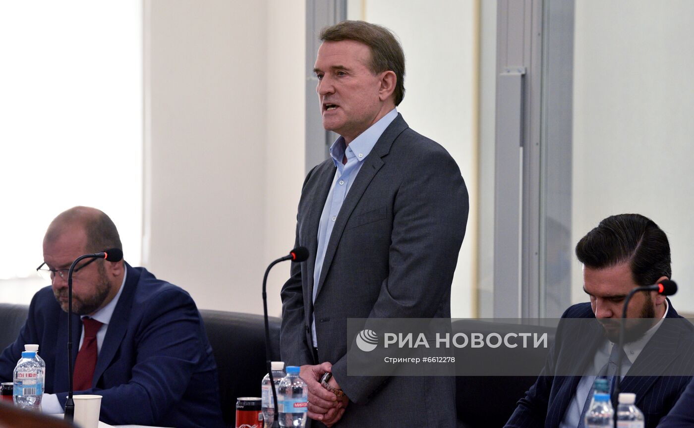 Заседание суда по делу В. Медведчука в Киеве