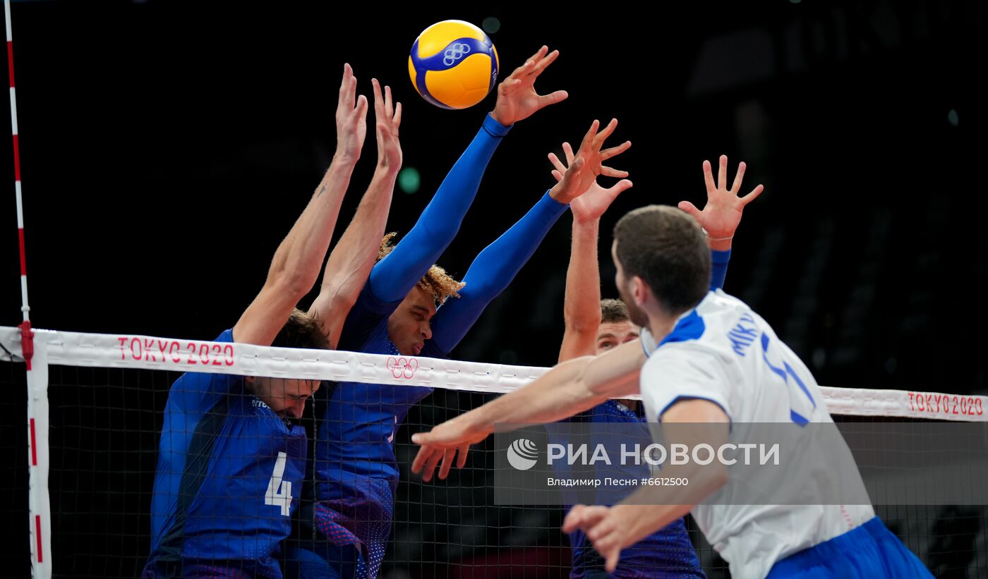 Олимпиада-2020. Волейбол. Мужчины. Матч Россия – Франция
