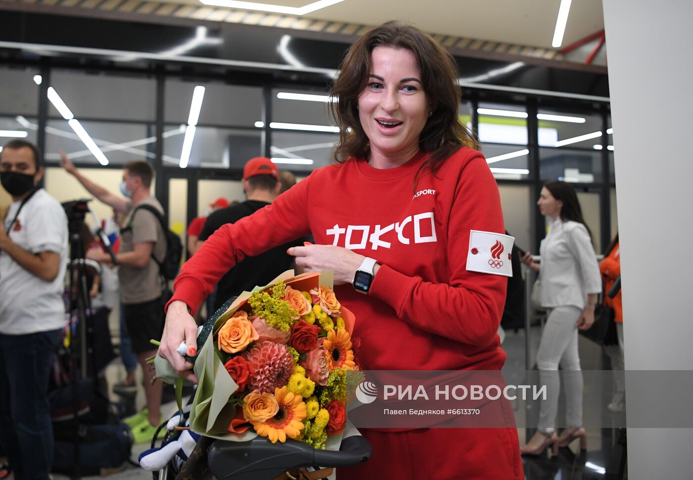Прилет участников Олимпийских игр 2020 в Москву