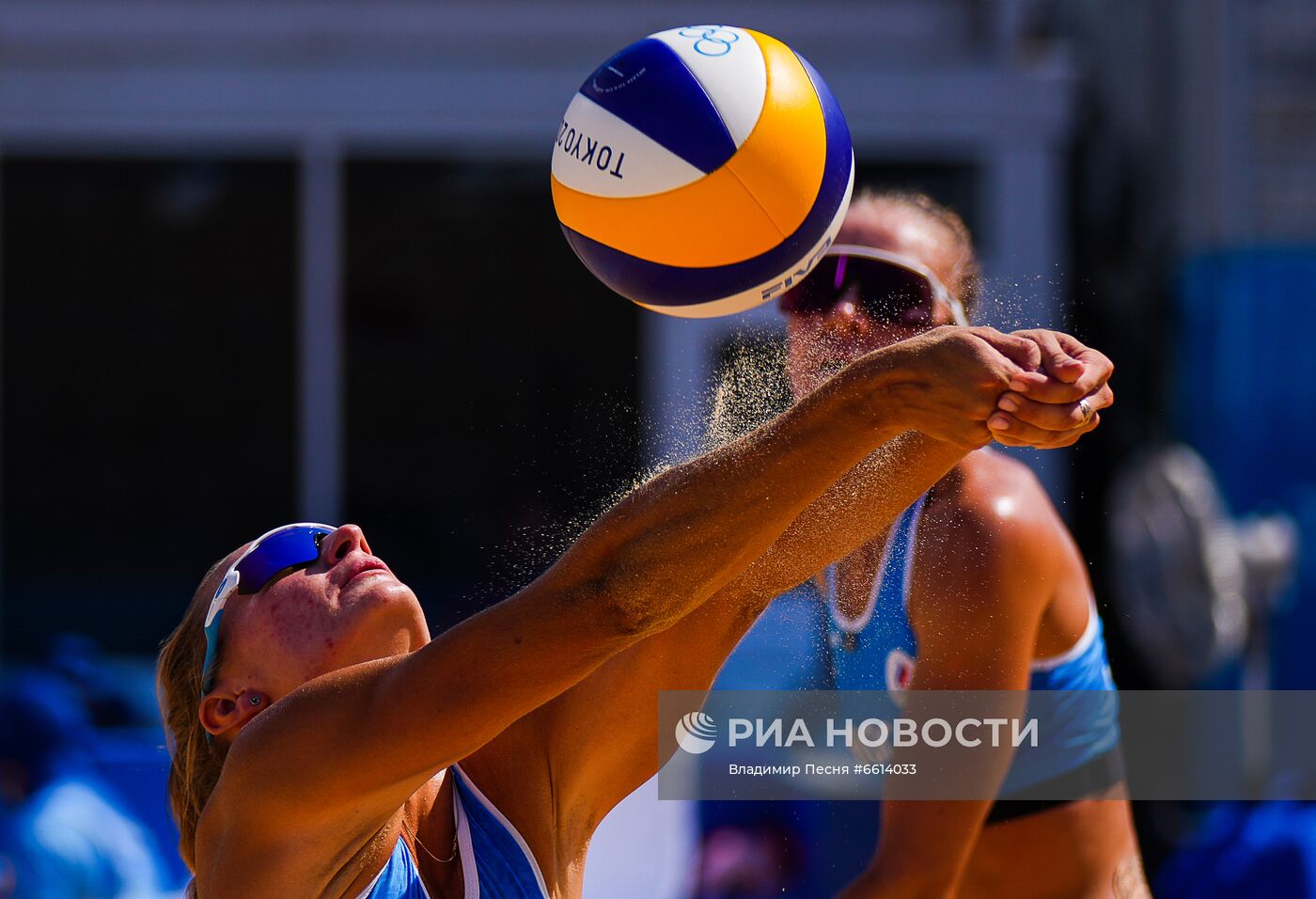 Олимпиада-2020. Пляжный волейбол. Женщины. Макрогузова/Холомина - Граудиня/Кравченок