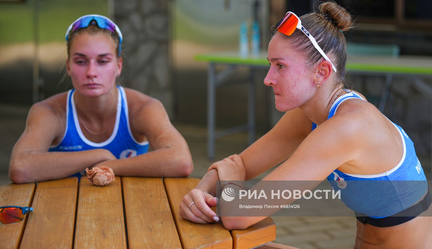 Олимпиада-2020. Пляжный волейбол. Женщины. Макрогузова/Холомина - Граудиня/Кравченок