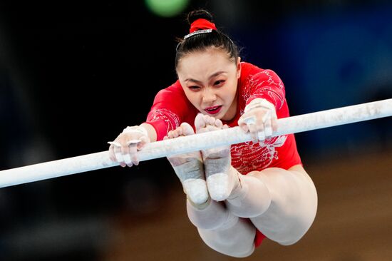 Олимпиада-2020. Спортивная гимнастика. Женщины. Разновысокие брусья