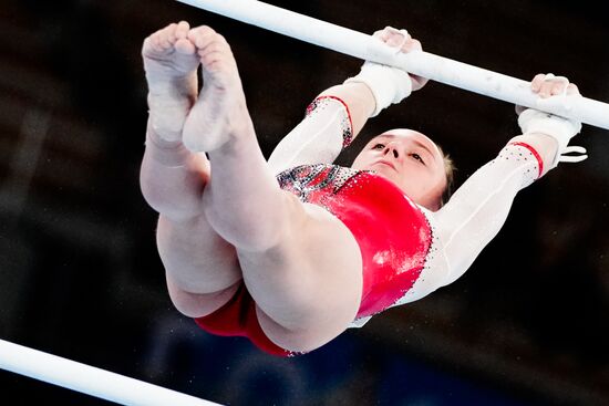 Олимпиада-2020. Спортивная гимнастика. Женщины. Разновысокие брусья