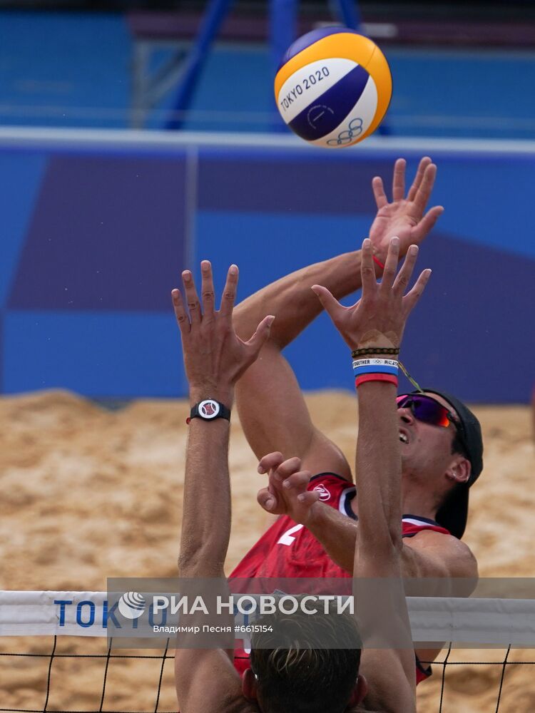 Олимпиада-2020. Пляжный волейбол. Мужчины. Лешуков/Семенов - Гримальт/Гримальт 
