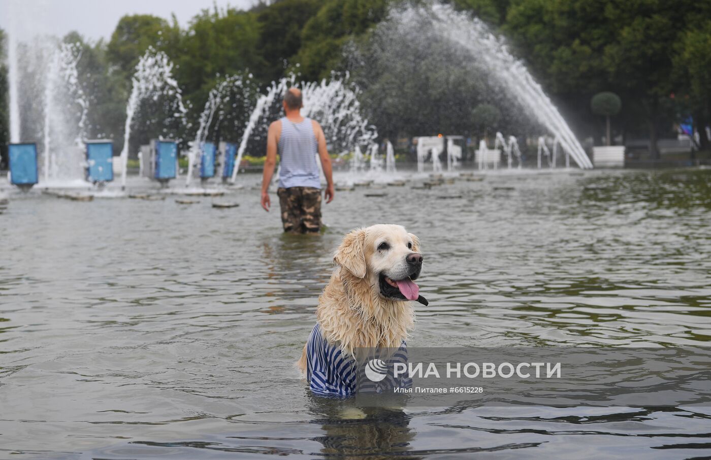 Празднование Дня ВДВ в Москве 