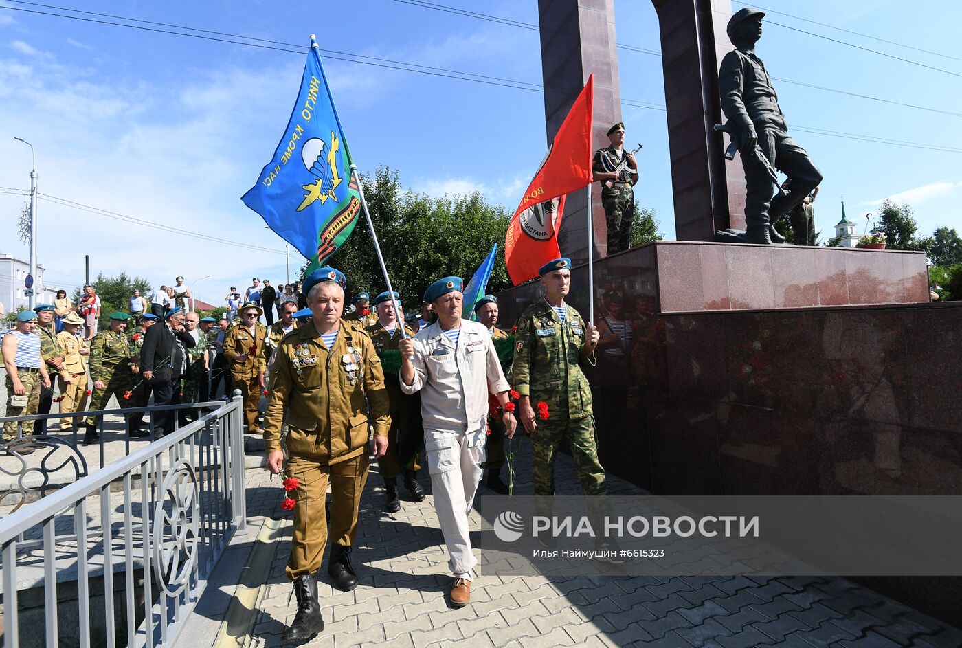 Празднование Дня ВДВ в регионах России