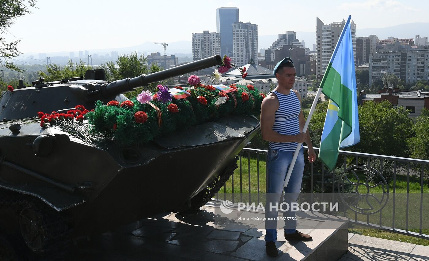 Празднование Дня ВДВ в регионах России