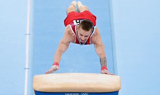 Олимпиада-2020. Спортивная гимнастика. Мужчины. Опорный прыжок
