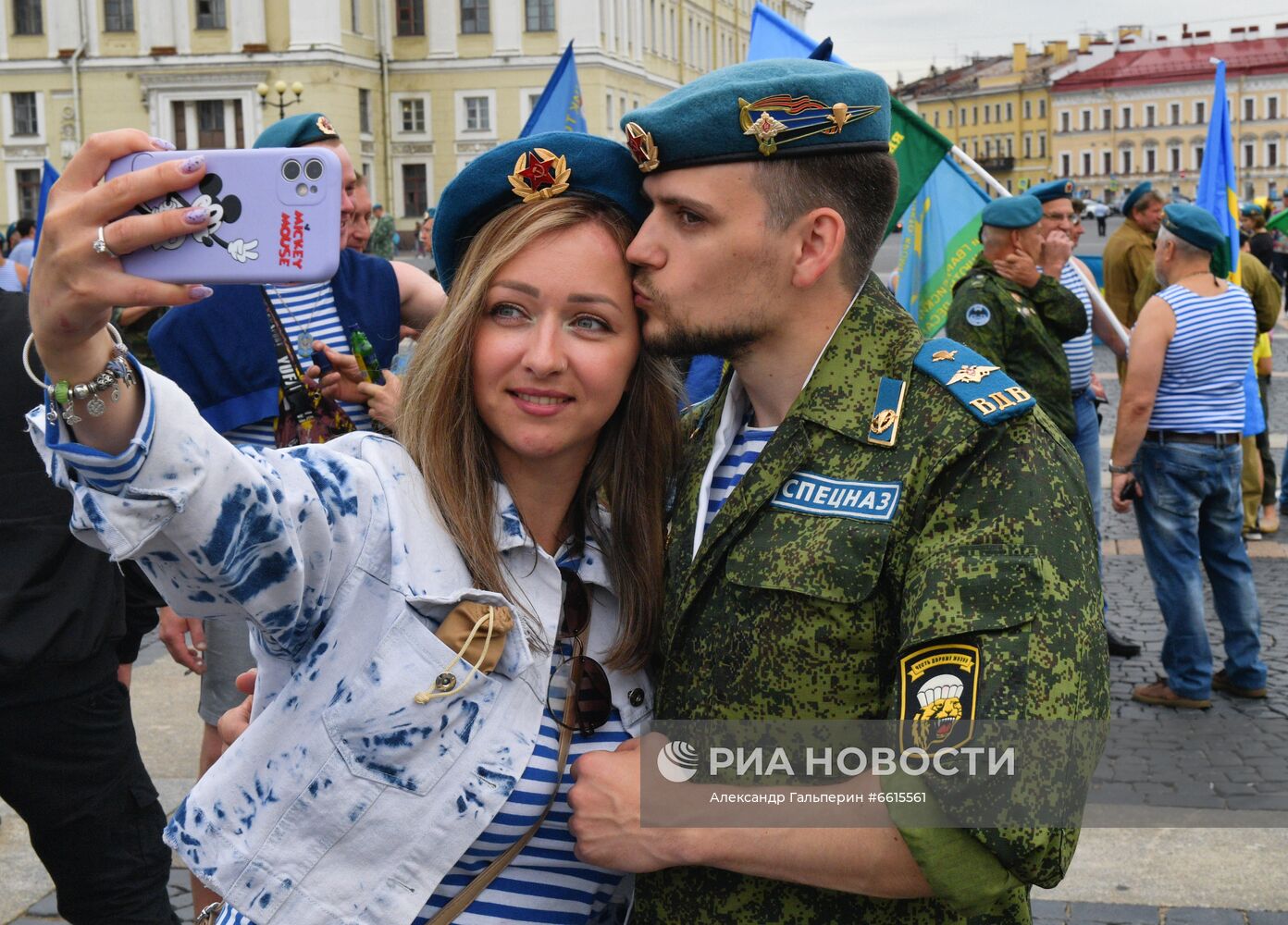Празднование Дня ВДВ в регионах России