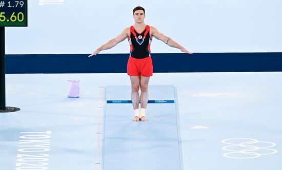 Олимпиада-2020. Спортивная гимнастика. Мужчины. Опорный прыжок
