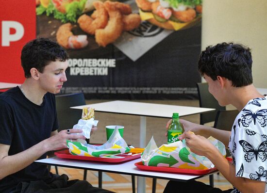 Возобновление работы  фудкортов в Санкт-Петербурге