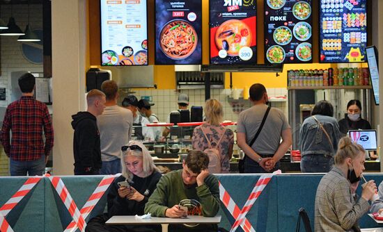 Возобновление работы  фудкортов в Санкт-Петербурге