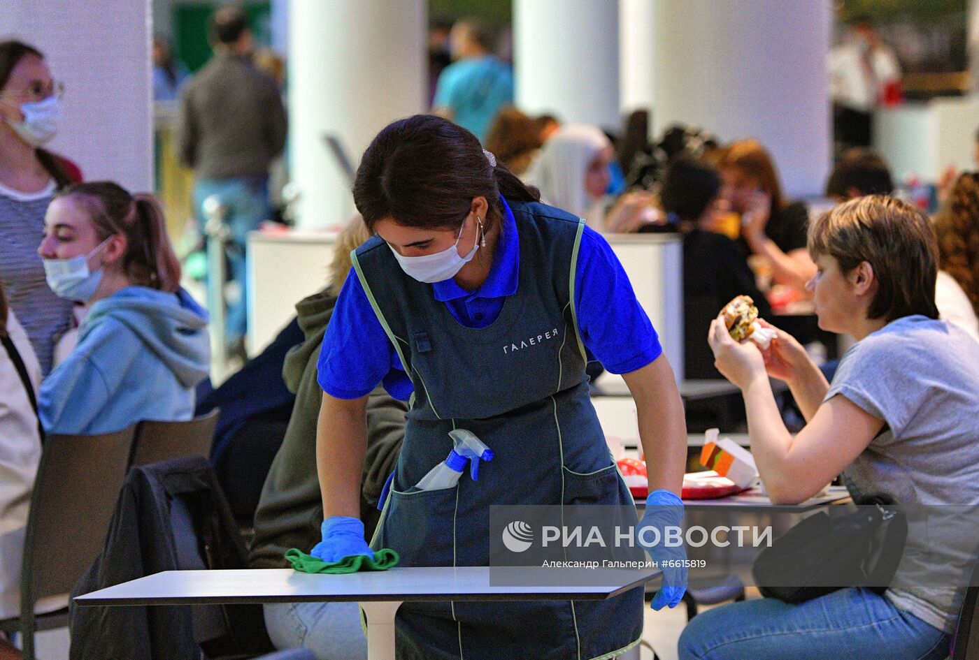 Возобновление работы  фудкортов в Санкт-Петербурге