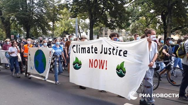 В Цюрихе протест против финансирования нефтегазовых проектов