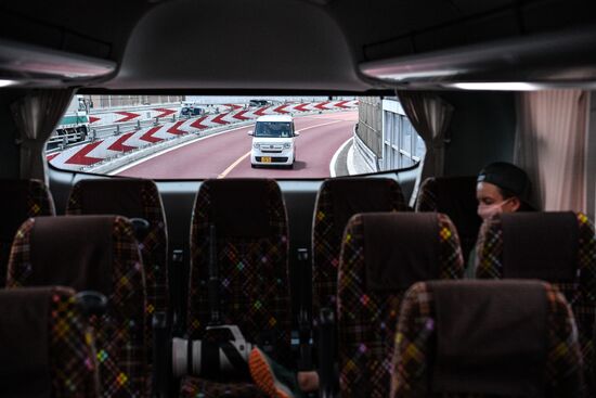 Олимпиада 2020. Токио из окна автобуса