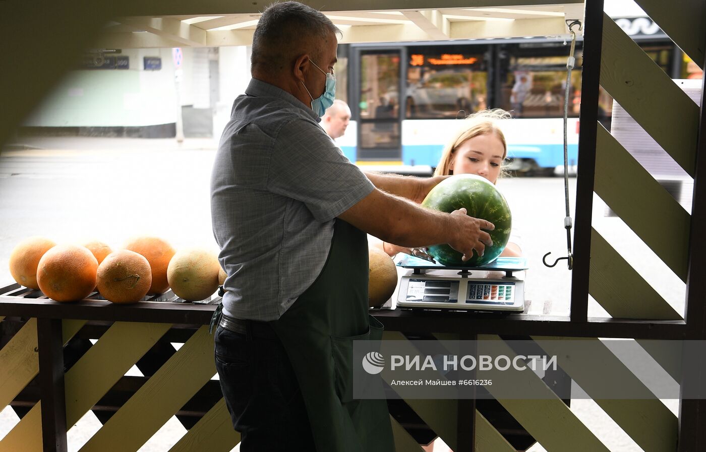 Бахчевые развалы в Москве
