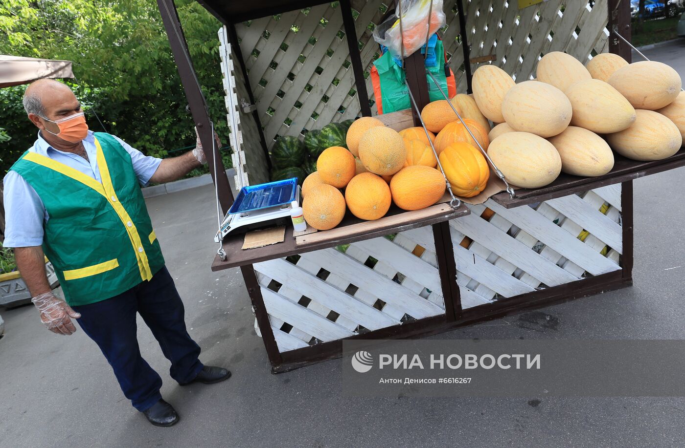 Бахчевые развалы в Москве