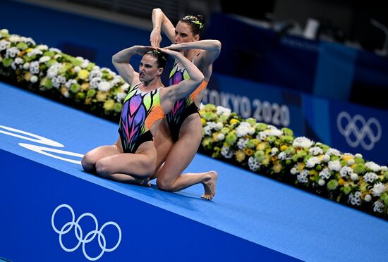 Олимпиада-2020. Синхронное плавание. Дуэты. Техническая программа