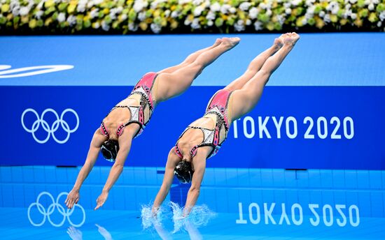 Олимпиада-2020. Синхронное плавание. Дуэты. Техническая программа