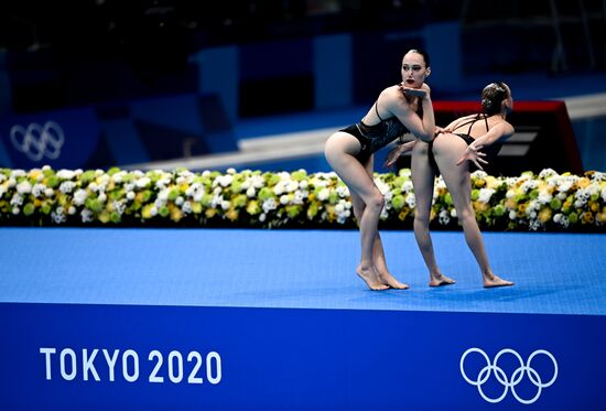 Олимпиада-2020. Синхронное плавание. Дуэты. Техническая программа