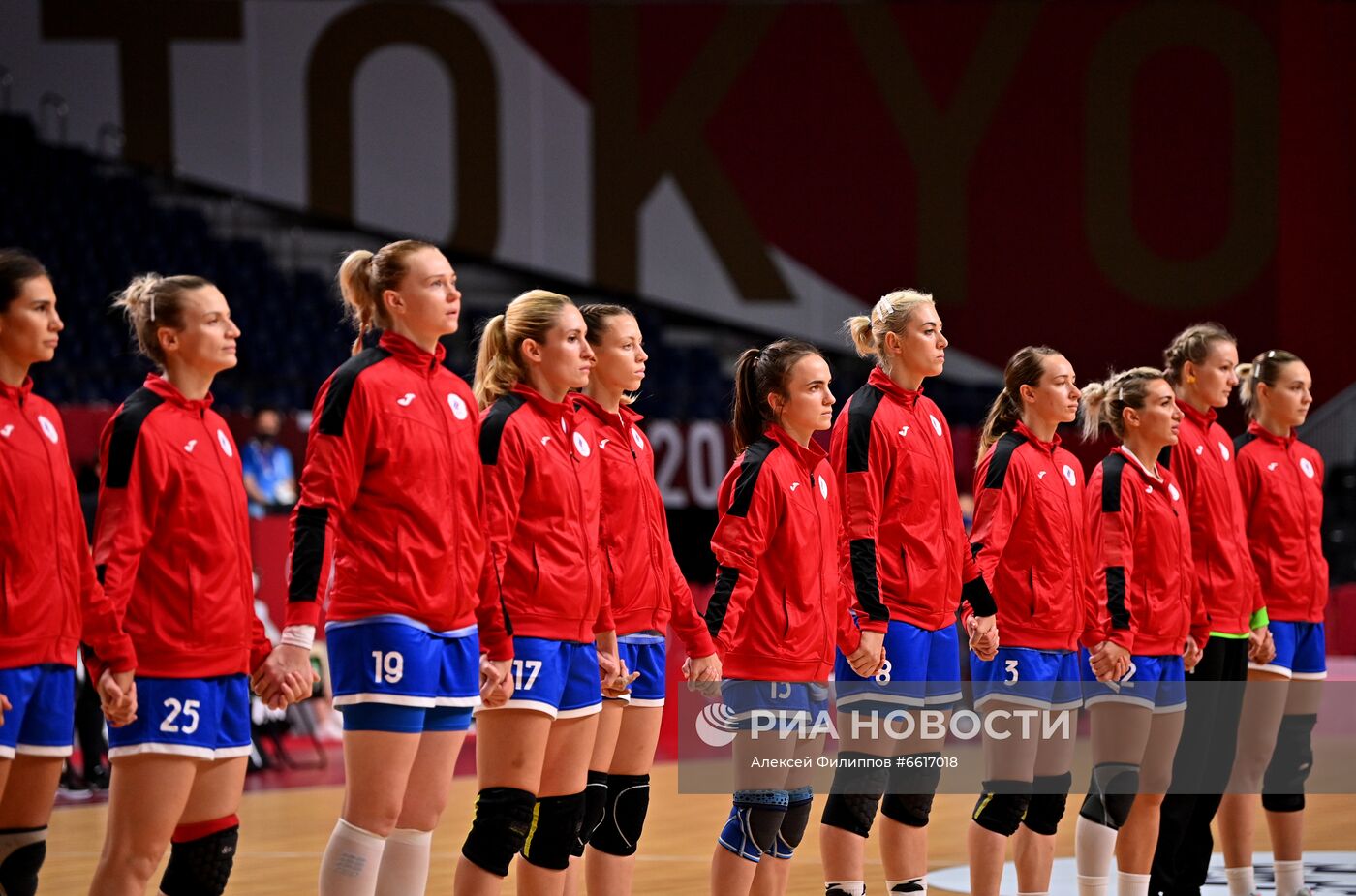 Олимпиада-2020. Гандбол. Женщины. Матч Черногория - Россия