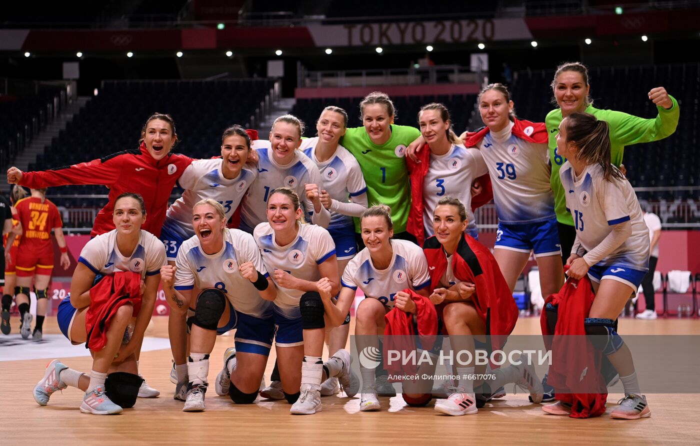 Олимпиада-2020. Гандбол. Женщины. Матч Черногория - Россия