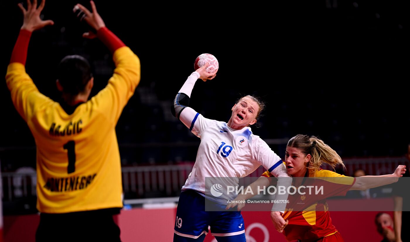 Олимпиада-2020. Гандбол. Женщины. Матч Черногория - Россия